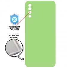 Capa para Samsung Galaxy A30s/A50 e A50s - Case Silicone Cover Protector Verde Abacate